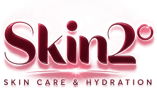 The Skin2 degree logo in the For Her rose colourway