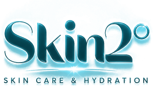 The Skin2 degree logo in the For Him slate colourway